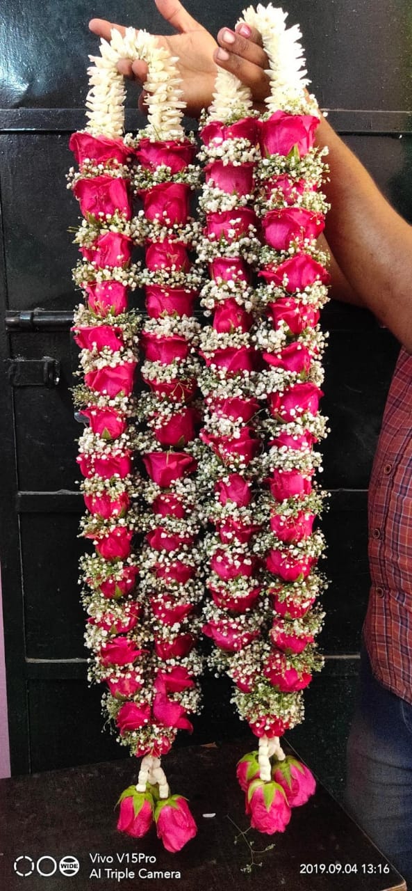 Red Rose and Gypso Malai